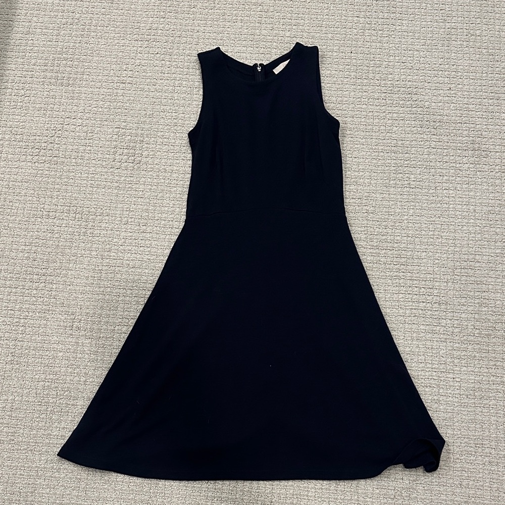 Navy blue Sleeveless Dress